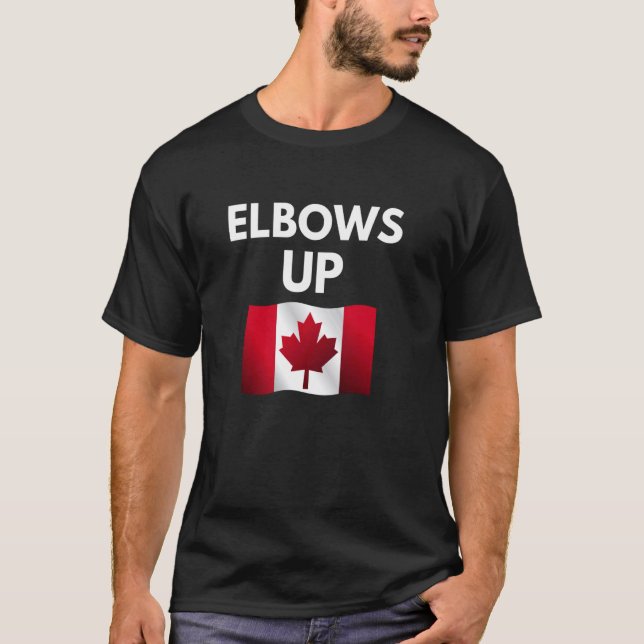 Camiseta Codos Arriba, Canadá 2013 Mantente Fuerte (Anverso)