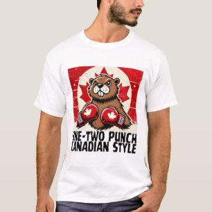 Camiseta Codos Arriba Canadá Aranceles Canadienses de Contr