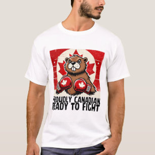 Camiseta Codos Arriba Canadá Aranceles Canadienses de Respu
