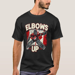 Camiseta Codos Arriba Canadá Contrarepresalias Canadienses