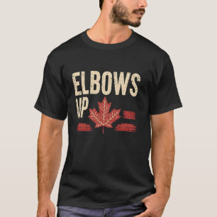 Camiseta Codos Arriba Canadá Establecido en 1867 Orgulloso