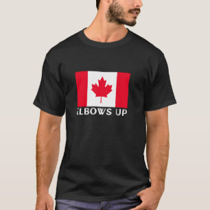 Camiseta CODOS ARRIBA CANADÁ NO ESTÁ EN VENTA Bandera de Ca