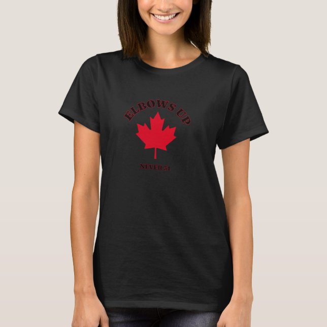 Camiseta Codos Arriba Canadá Nunca 51 (Anverso)