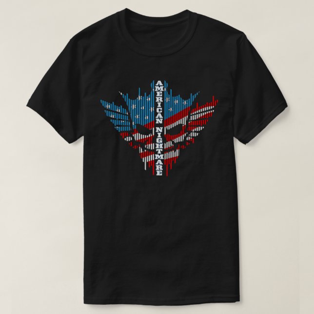 Camiseta Cody Rhodes American Nightmare Stripes Kids TShirt (Diseño del anverso)