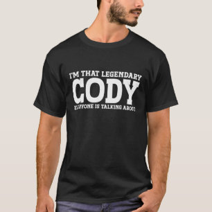 Camiseta Cody Surname Funny Team Family Apellido Cody T Sh