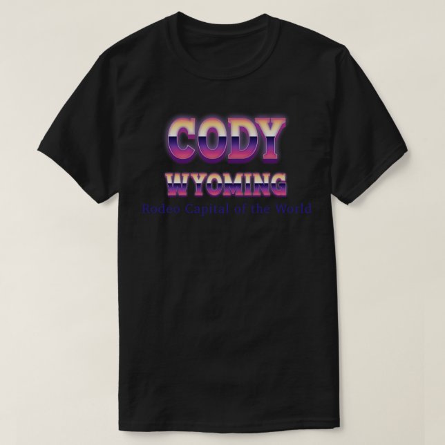 Camiseta Cody Wyoming (Diseño del anverso)