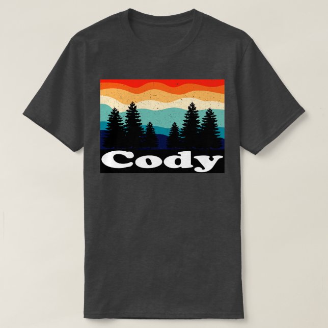 Camiseta Cody Wyoming Retro (Diseño del anverso)