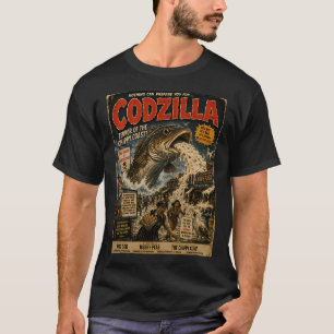 Camiseta Codzilla Terror De La Costa Del Chippy Peces Diver