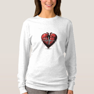 Camiseta Cœur Anatomique avec Battement de Vie 