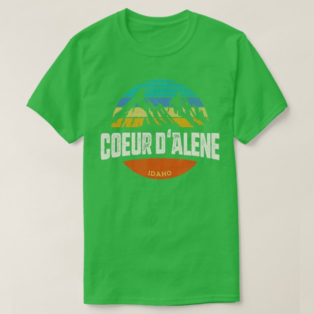 Camiseta Coeur D AleneIdaho (Diseño del anverso)