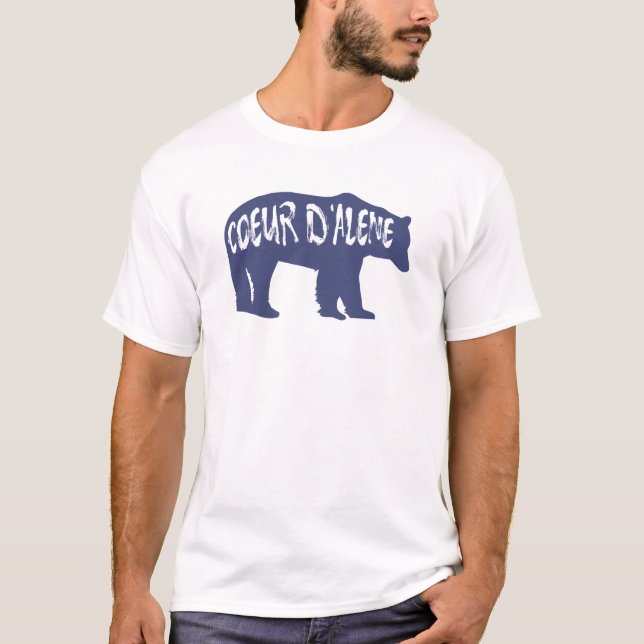 Camiseta Coeur d'Alene Idaho Bear (Anverso)