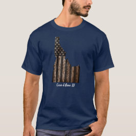 CAMISETA COEUR D'ALENE - IDAHO PATRIOT BURNT WOOD BLK