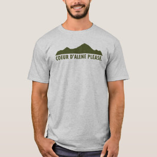 Camiseta Coeur d'Alene Idaho Por favor