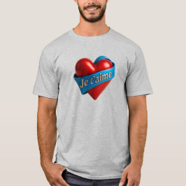 Camiseta Cœur Je T’aime