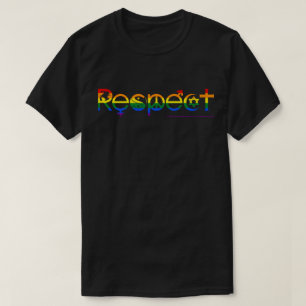 Camiseta Coexistir con respeto al orgullo gay