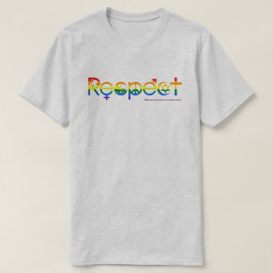 Camiseta Coexistir con respeto al orgullo gay