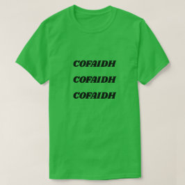 Camiseta cofaidh, café en gaélico escocés