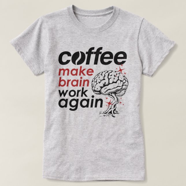 Camiseta Coffee Addict Lovers (Diseño del anverso)