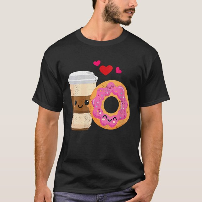 Camiseta Coffee And Donut Cool Doughnuts Sprinkles (Anverso)