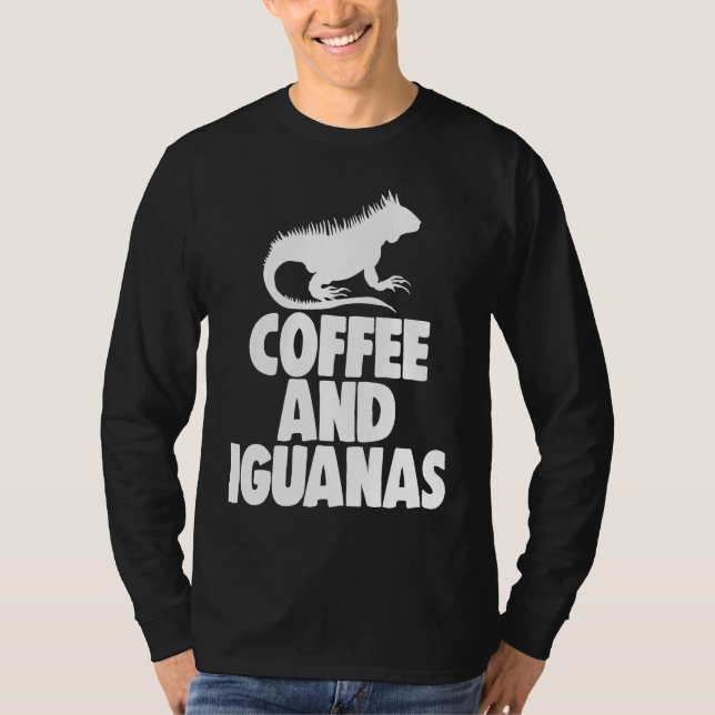 Camiseta Coffee And Iguanas  Women Animal (Anverso)
