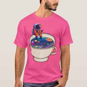 Camiseta Coffee Astronauta Space Gifts Hombres Mujeres Grac