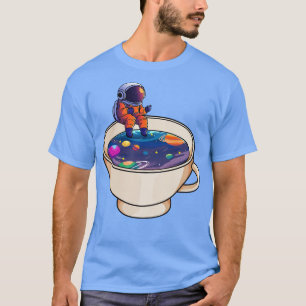 Camiseta Coffee Astronauta Space Gifts Hombres Mujeres Grac