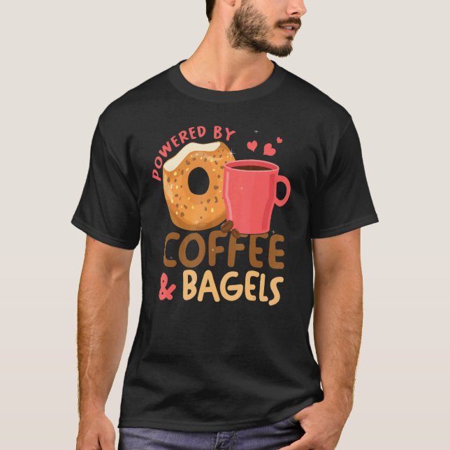 Camiseta Coffee Bagel Breakfast Brunch Bagel (Anverso)