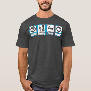 Camiseta Coffee Baker Sleep Repetir