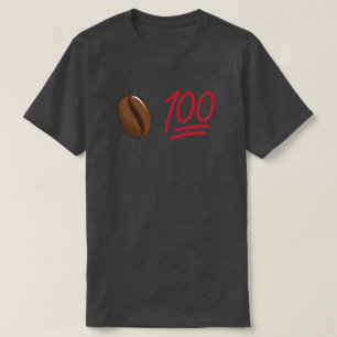 Camiseta Coffee Bean 100 Funny