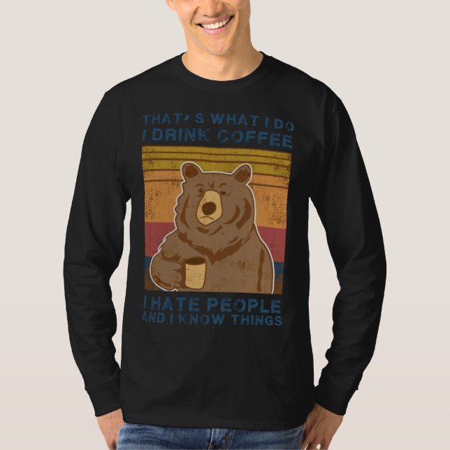 Camiseta Coffee bear (Anverso)