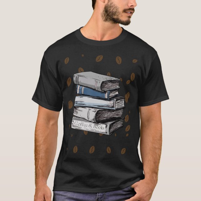 Camiseta Coffee & Books T-Shirt (Anverso)