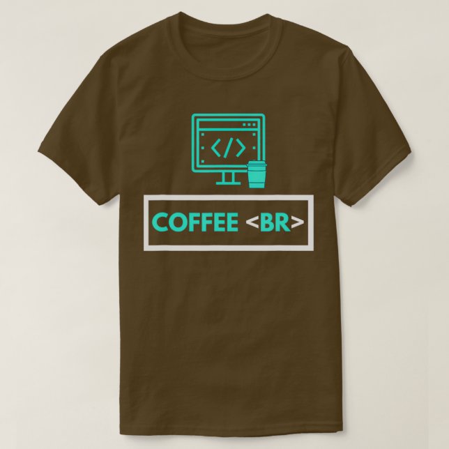 Camiseta Coffee Break Software Developer Computer Coding Co (Diseño del anverso)