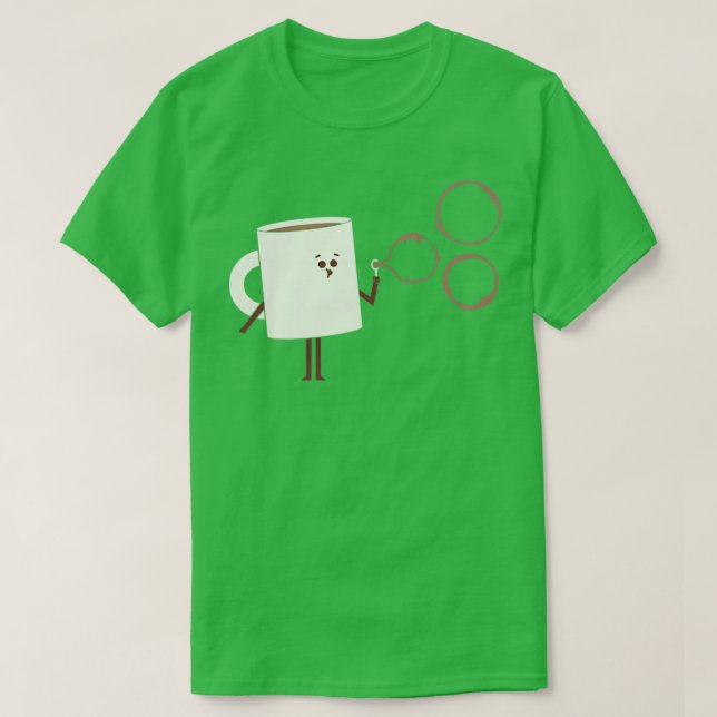 Camiseta Coffee Bubbles (Diseño del anverso)