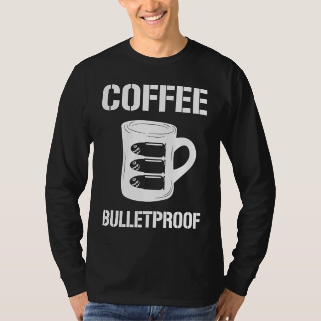 Camiseta Coffee Bulletproof  Keto Butter Oil Bullets (Anverso)