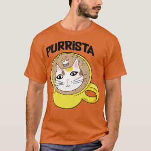 Camiseta Coffee Cat Barista Purrista