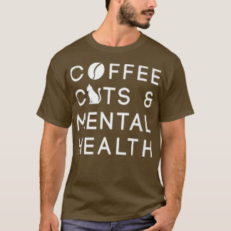 Camiseta Coffee Cats Y Menta De Sensibilización De La Anie 
