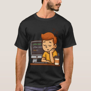 Camiseta Coffee Check – Funny Programmer T-Shirt