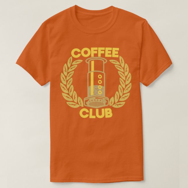 Camiseta Coffee Club 1 (Diseño del anverso)