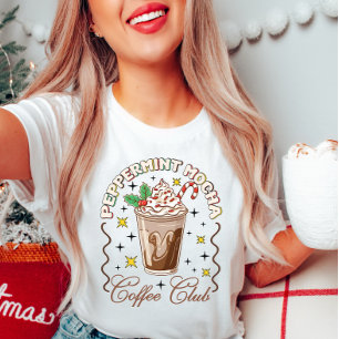 Camiseta Coffee Club de Peppermint Mocha