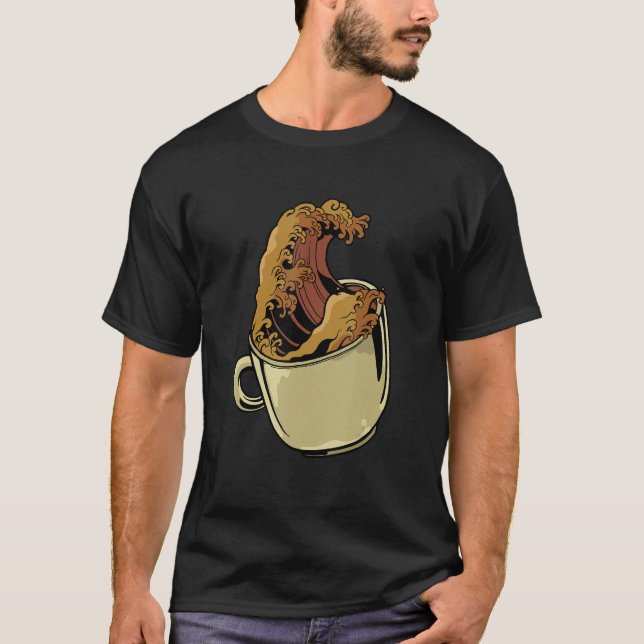 Camiseta Coffee coffee drinker artwork motif (Anverso)