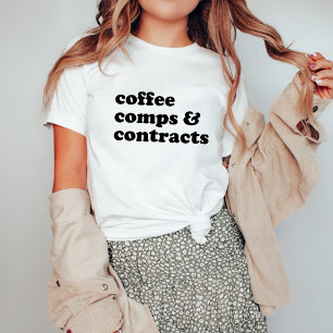 Camiseta Coffee Comps & Contracts T-Shirt