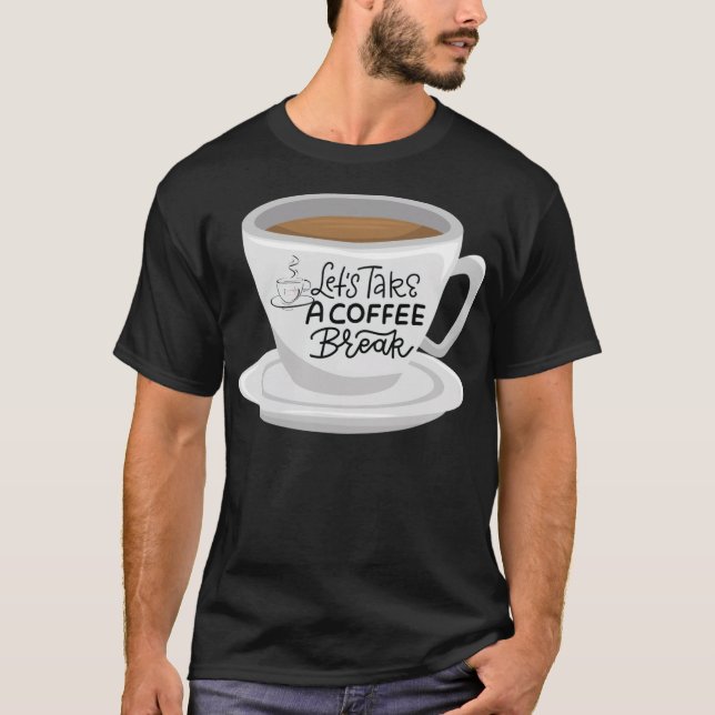 Camiseta Coffee  cool chocolate lab  (Anverso)