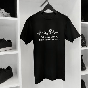 Camiseta Coffee & Cream de oferta de trabajo divertida mant