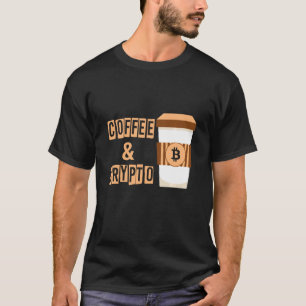 Camiseta Coffee Crypto Coin Cryptocurrency Money Blockchain