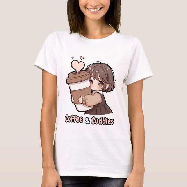 Camiseta Coffee & Cuddles (Anverso)