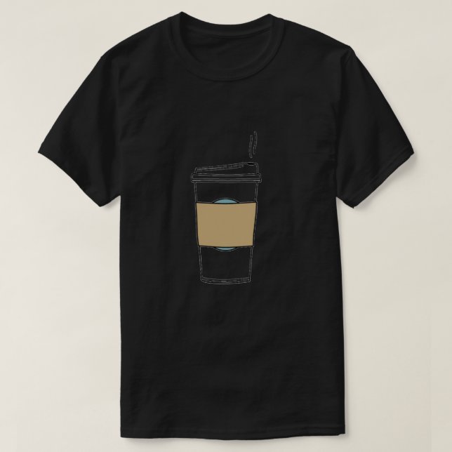 Camiseta Coffee Cup Graphic T-Shirt (Diseño del anverso)