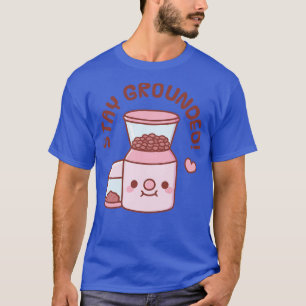 Camiseta Coffee Curte Grinder Stay Grounded Pun
