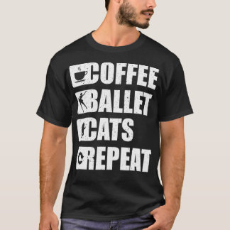 Camiseta Coffee de ballet bailando Tutu Ballerina bailarina