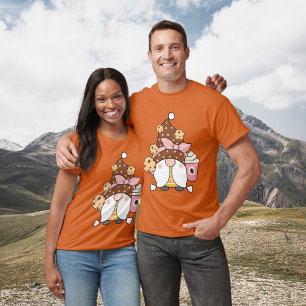 Camiseta Coffee de café de gallina de chocolate