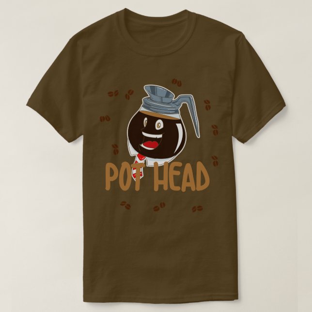 Camiseta Coffee de Pot Head Lover Shirt (Diseño del anverso)